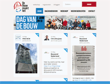 Tablet Screenshot of debouwmaakthet.nl